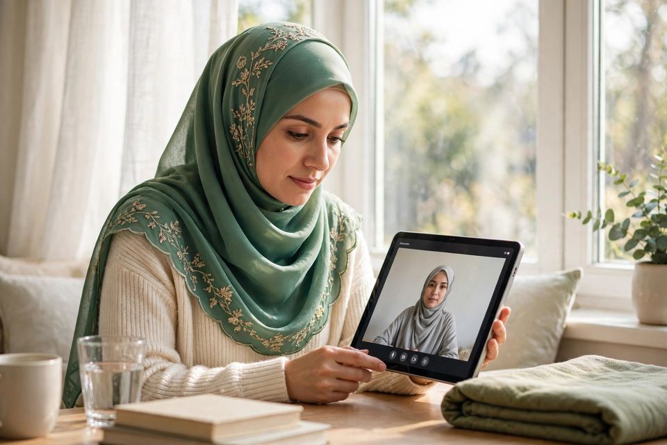 Online Quran classes in New York: sisters learning the Quran in an online class